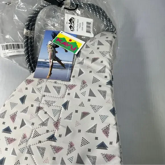 KAVU mini  ROPE SACK  TRIPARTY SHOULDER CROSSBODY BAG NWT - Picture 3 of 5